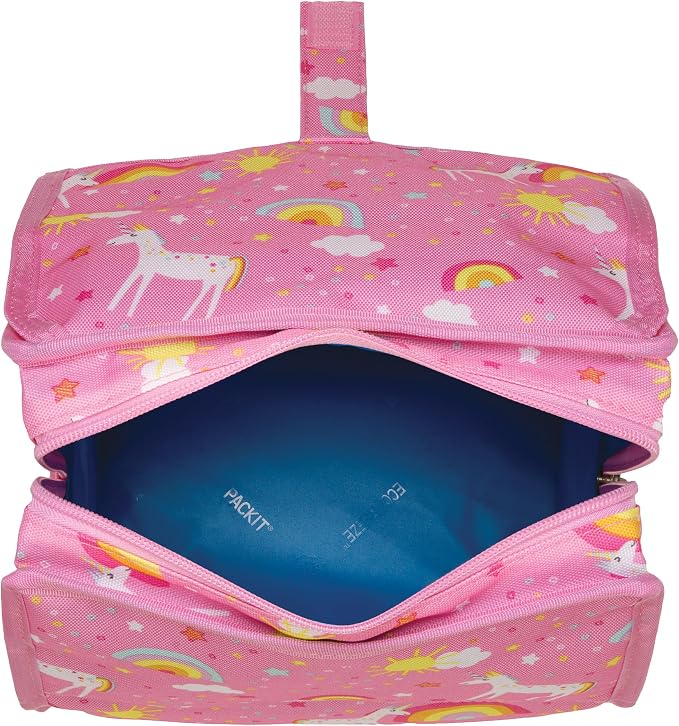 Freezable Lunch Bag, Unicorn Dream Pink - Image 6