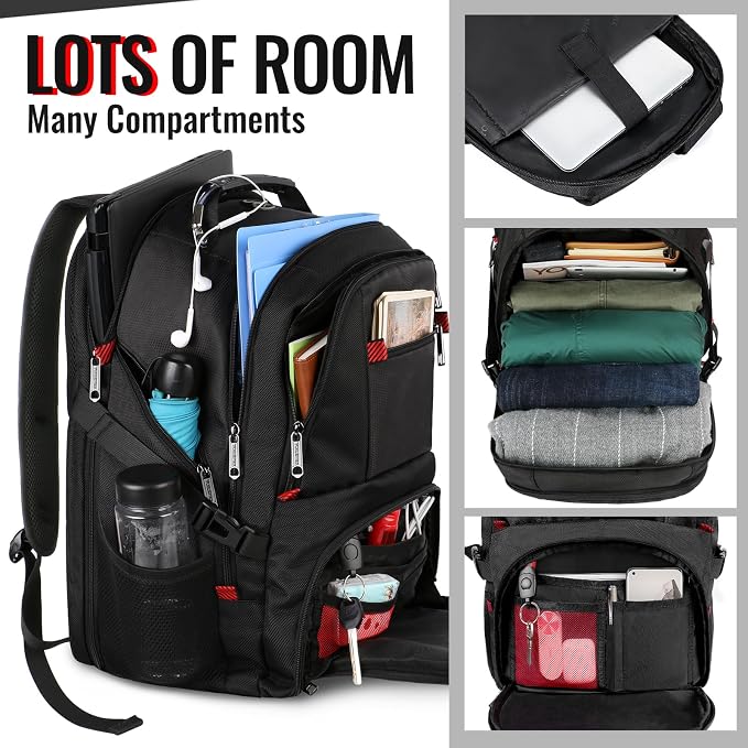 YOREPEK Travel Backpack, 15.6 Inch Laptop Backpacks - Image 2