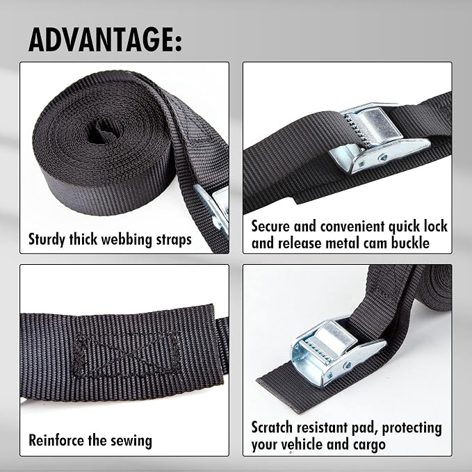 Cartman 1" x 15'Lashing Straps - Image 5