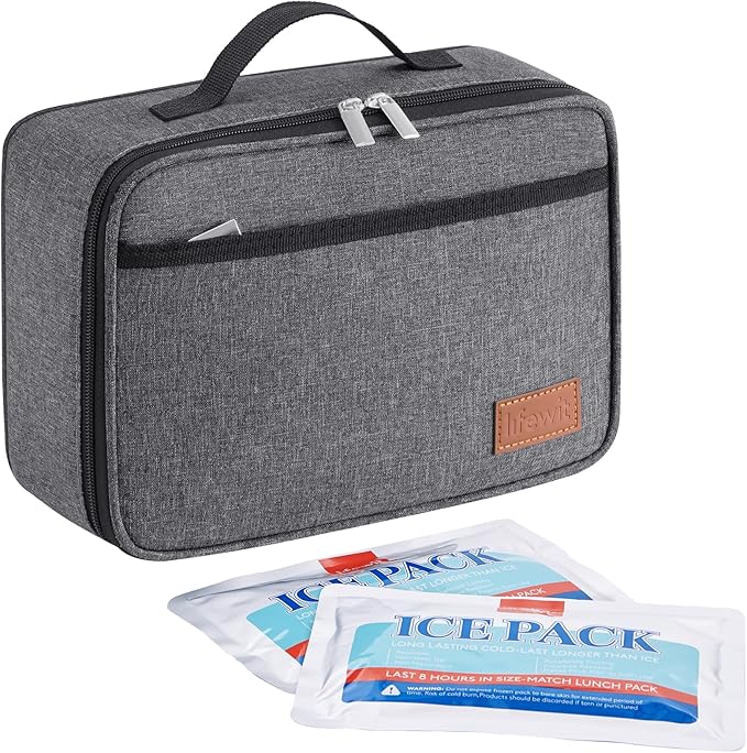 Lifewit Freezable Lunch Box, Insulated Reusable Lunch Bag by Lifewit