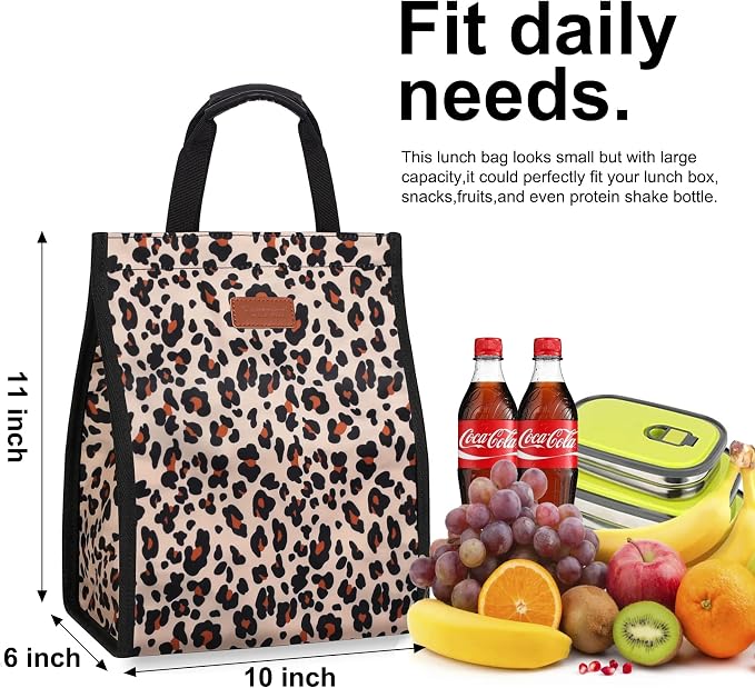Lunch Bags for Women Insulated Reusable Lunch Tote - Image 2
