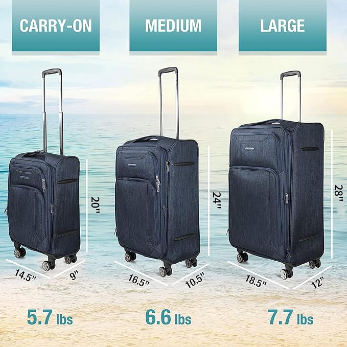 Cantor Ultra Lightweight Softside Luggage - Image 2