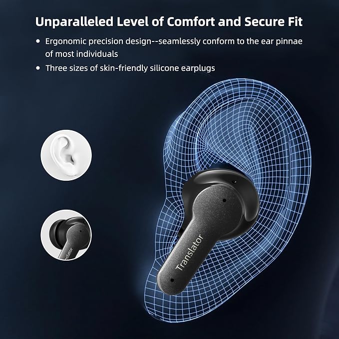 AI Translation Earbuds 3-in-1 Language Translatior Device 144 Languages & - Image 4