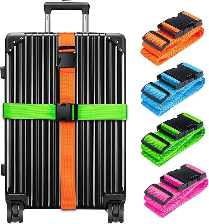 Luggage Straps for Suitcases TSA Approved, Travel Belt Suitcase Belt, Suitcase by collwait