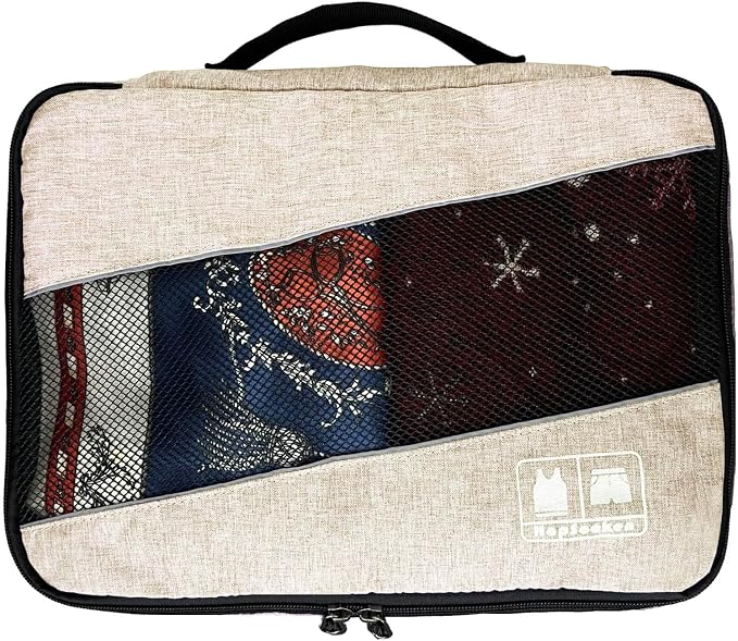 5 Set Packing Cubes for Travel Large Suitcase Luggage Organizer Bags Travel - Image 5
