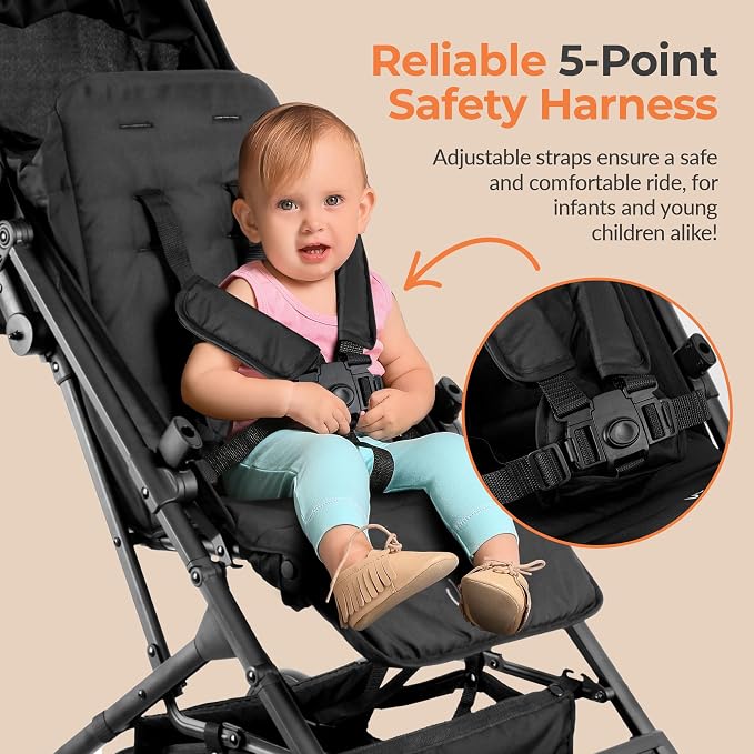 Jovial Lightweight Travel Baby Stroller - Image 3