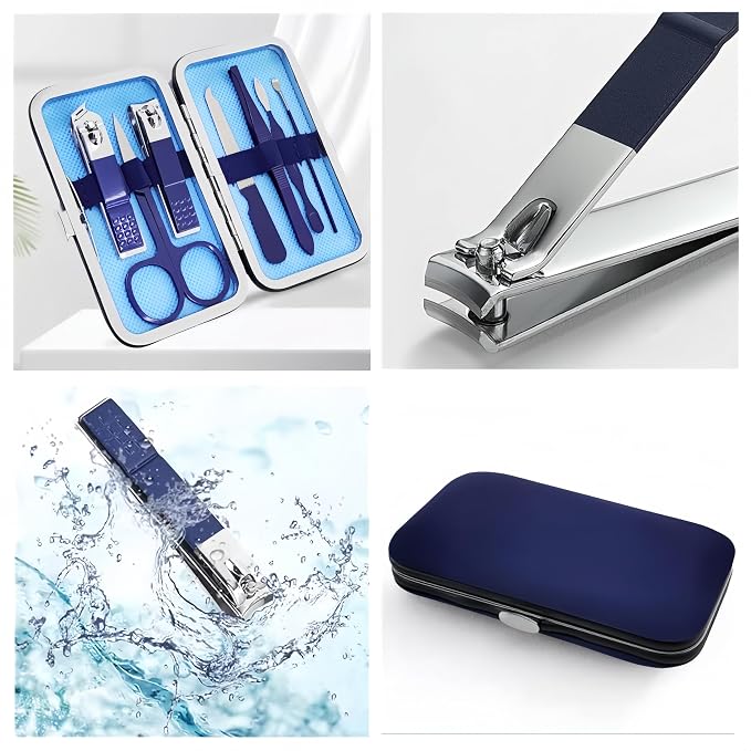 7pcs Manicure Set, Nail Clippers Kit, Stainless Steel Manicure Kit, Nail - Image 5