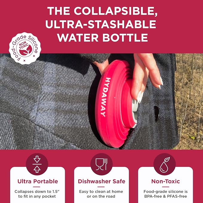 HYDAWAY 17oz Collapsible Water Bottle - Image 3
