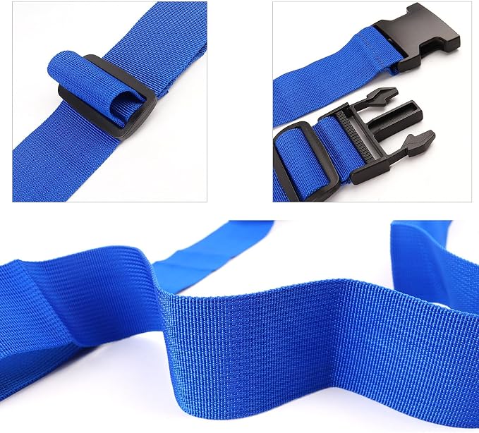 4Pcs Luggage Straps for Suitcase Travel Accessories TSA Approved, 80In Long - Image 2