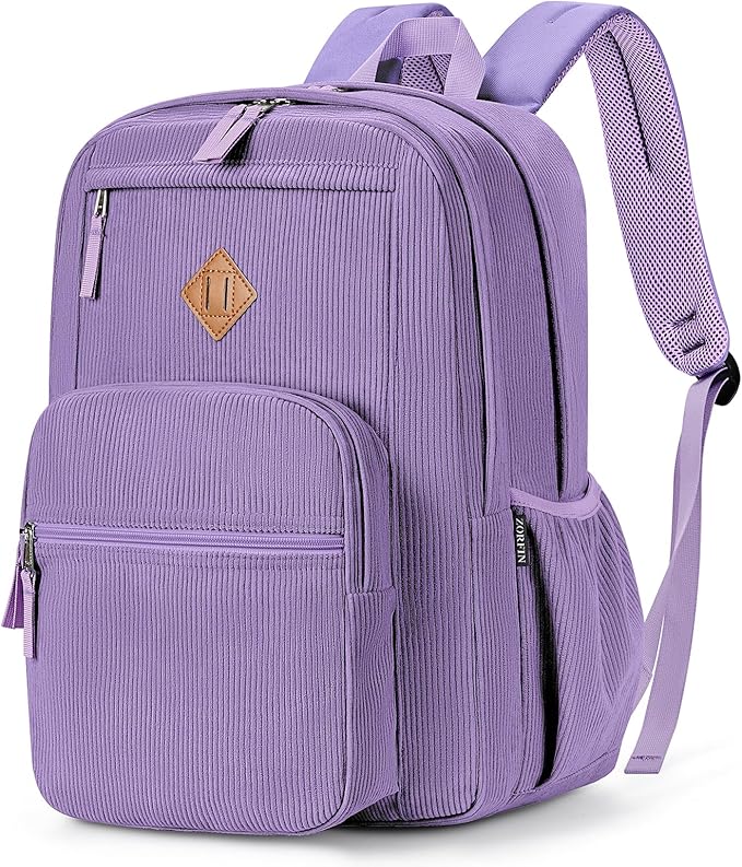 ZORFIN 26L Backpack for College, and Travel: Corduroy Bookbag by ZORFIN-SimpleYetChic