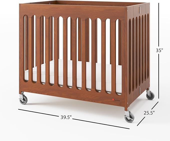 Foundations Boutique Folding Hotel Crib and Sheet Bundle - Image 7