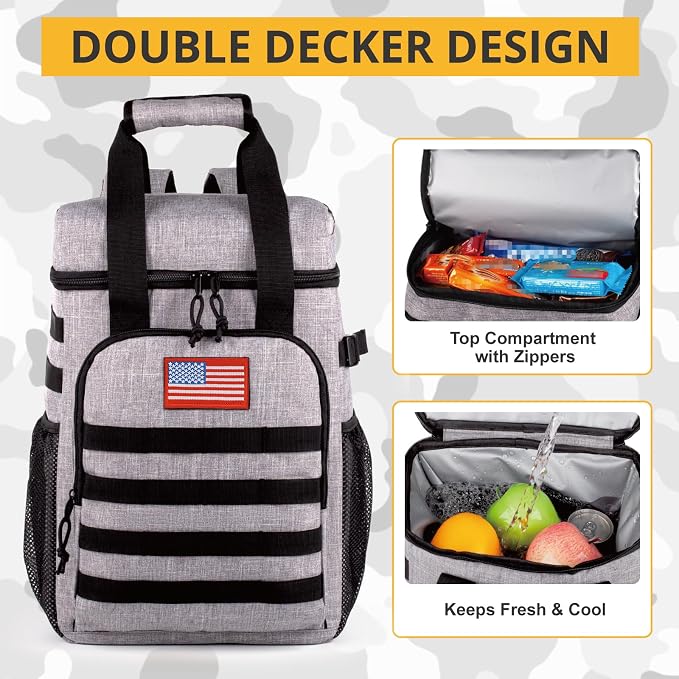 Tactical Backpack Cooler, Lunch Backpack - Image 6