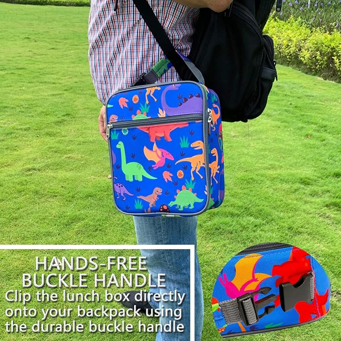 FlowFly Kids Lunch box Insulated Soft Bag Mini Cooler Back to School Thermal - Image 5