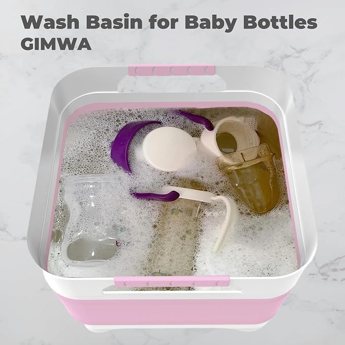Wash Basin for Baby Bottles, Versatile Wash Tub for Kitchen, Outdoor Camping - Image 6