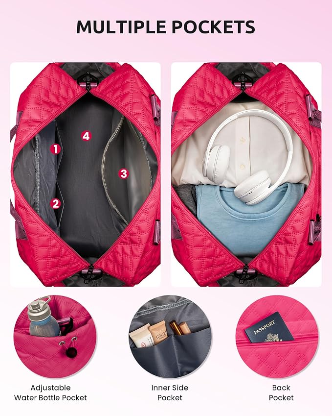 Gifts for Girls 12-14, Birthday Gift-Initial Travel Bag - Image 6