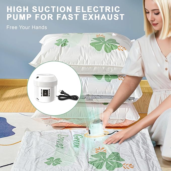 20 Pack Vacuum Storage Bags for Clothing Travel - Image 2