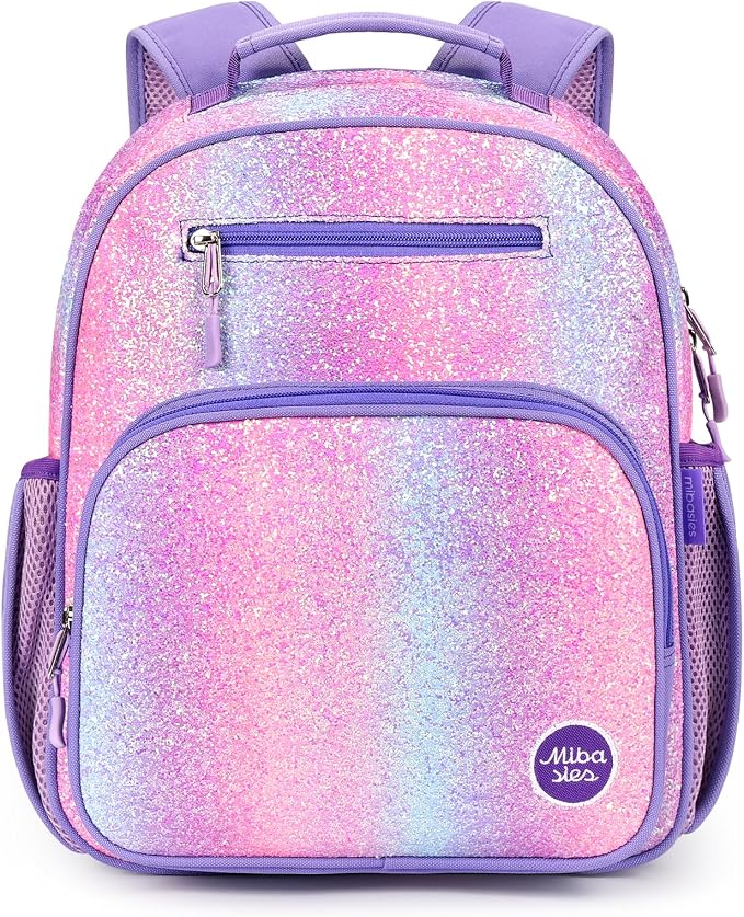 mibasies Girls Backpack 5-8: Glitter Kids Backpacks by mibasies