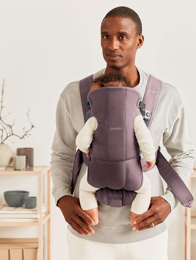 BabyBjörn Baby Carrier Mini, Dark Purple | Newborn Carrier, Easy-to-Use - Image 4