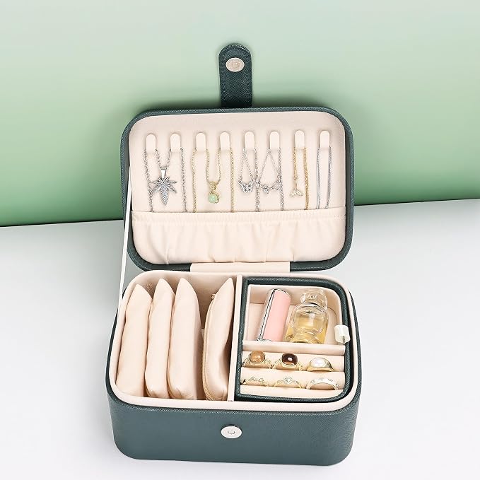 2 Layer Large Jewelry Travel Case - Image 6