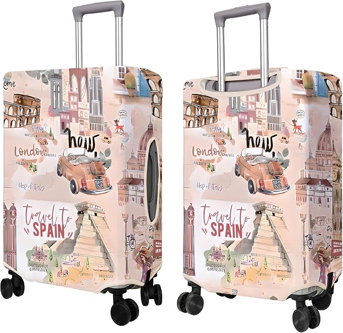 Travel Luggage Cover Suitcase Protector Fits 18-32 Inch Wheel Covers - Image 2