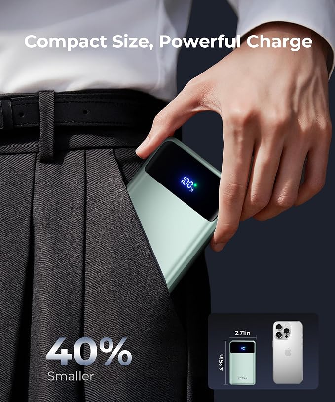 Portable Charger Power Bank - 30000mAh 65W Laptop Travel Essentials Battery - Image 4