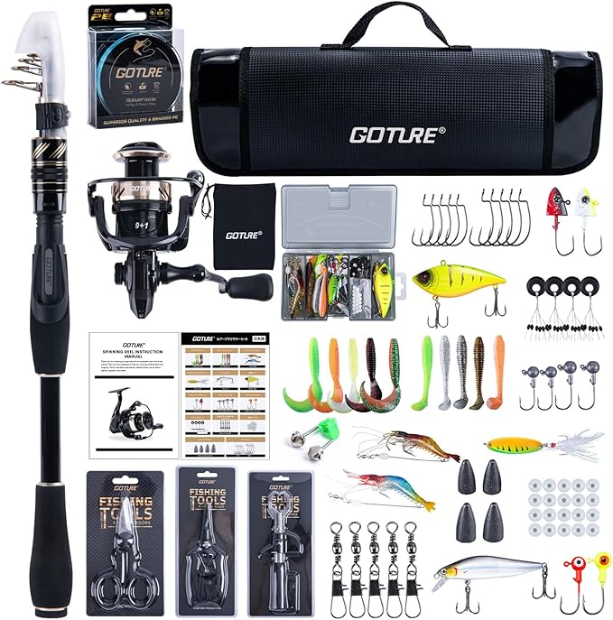 Goture Fishing Rod and Reel Combo by Goture