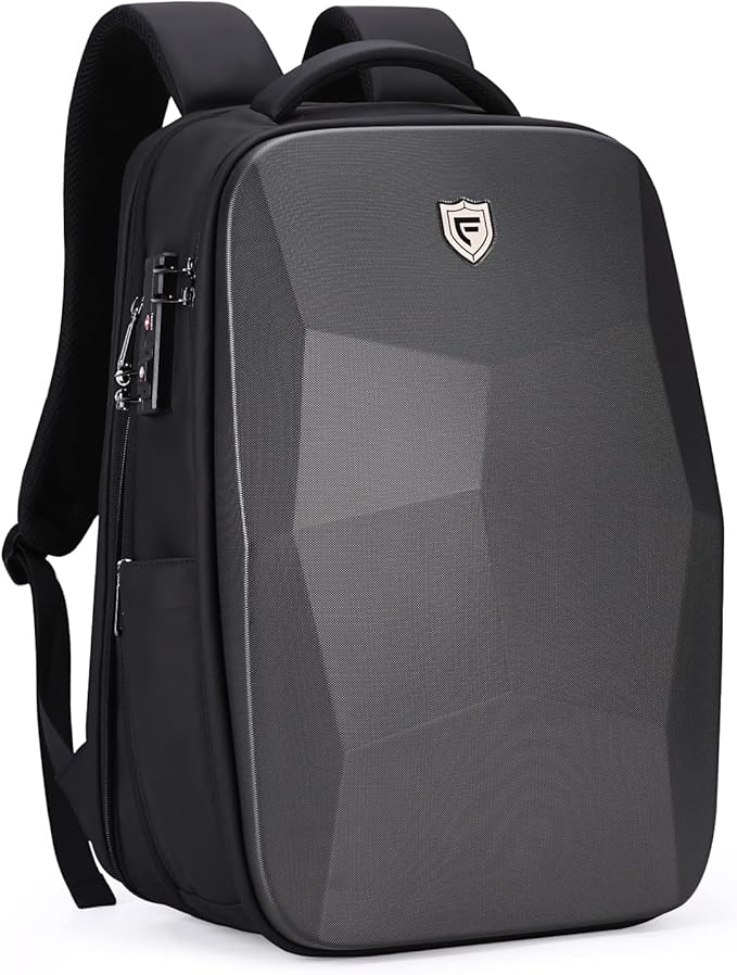 FENRUIEN Hardshell Backpack Expandable, Anti Theft Laptop Backpack by FENRUIEN