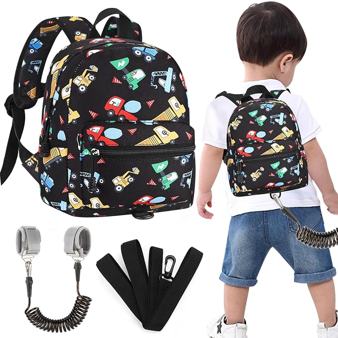 Accmor Toddler Harness Backpack Leash, Cute Excavator Kids Backpack by Accmor