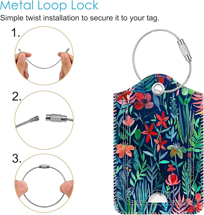 Fintie Luggage Tags, Privacy Cover ID Label - Image 2