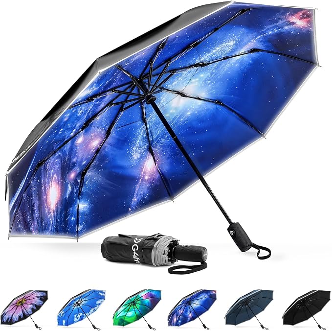 G4Free 42 Inch Eco Windproof Folding Umbrella by G4Free