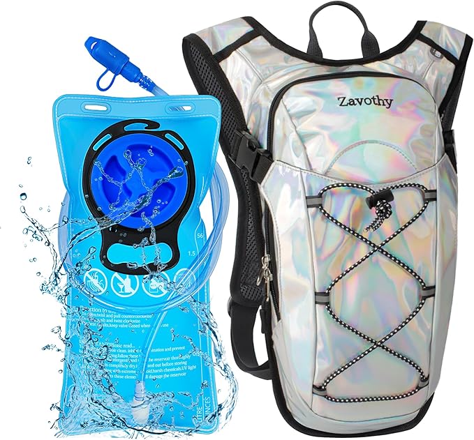Reflective Hydration Backpack, Hydration Pack by Zavothy