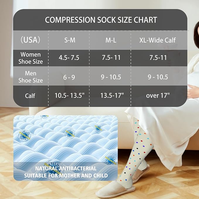 LEVSOX Thick Cotton Compression Socks - Image 5