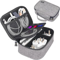 sisma Electronics Cords Organizer Tech Accessories Storage Case Travel Small by sisma