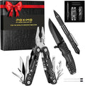 Multitool Gift Set for Men Dad Him, 3-in-1 EDC Survival Kit by POXIMOATools