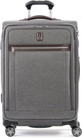 Travelpro Platinum Elite Softside Expandable Checked Luggage, 8 Wheel Spinner by Travelpro