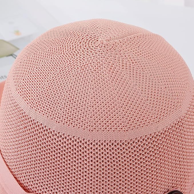 Women Wide Brim Sun Hats Metal Wired Edge Summer UV Protection Beach Fishing Hat - Image 6
