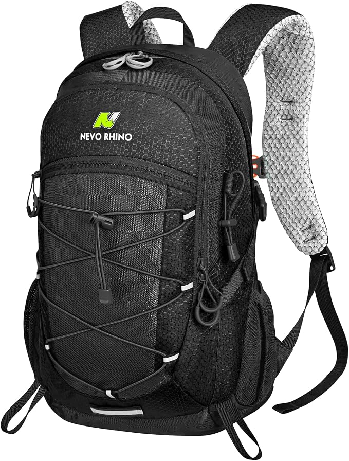 N NEVO RHINO Hiking Backpack 20L Water Resistant Outdoor Day Pack, Lightweight by NNEVORHINO