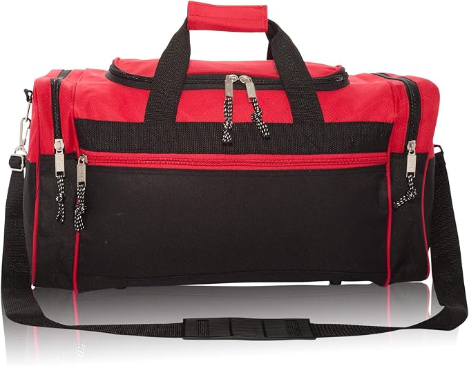 DALIX 21" Blank Sports Duffle Bag Gym Bag Travel Duffel - Image 2