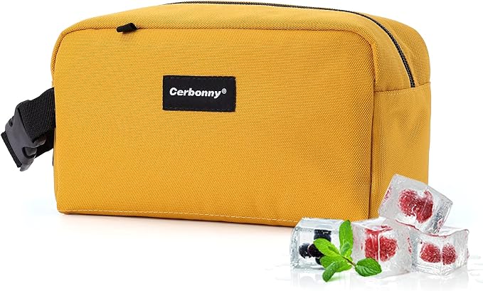 Small Cooler Bag Freezable Lunch Bag by Cerbonny