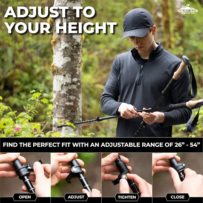 Cascade Mountain Tech Trekking Poles - Image 3