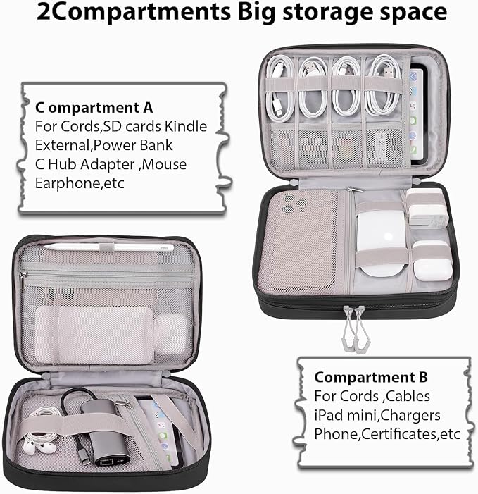DDgro Travel Electronic Accessory Organizer - Image 4