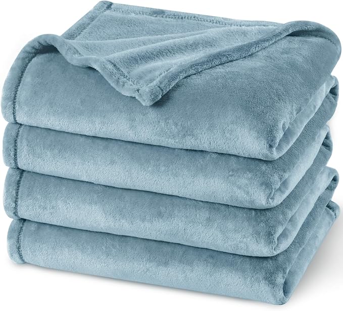 PHF Ultra Soft Fleece Blanket King Size, No Shed No Pilling Luxury Plush Cozy by PHF