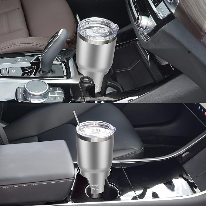 WETOWETO 30 oz Tumbler Stainless Steel Vacuum Insulated Coffee Ice Cup Double - Image 6
