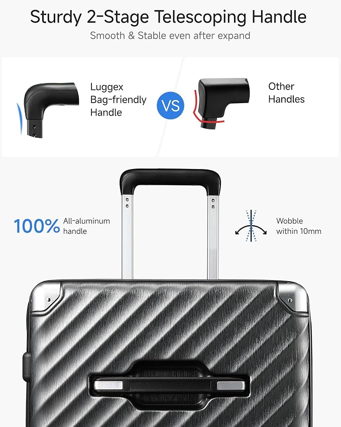 Trunk Luggage, Expandable PC Hard Shell Large Checked 28 Inch Suitcase - Image 10