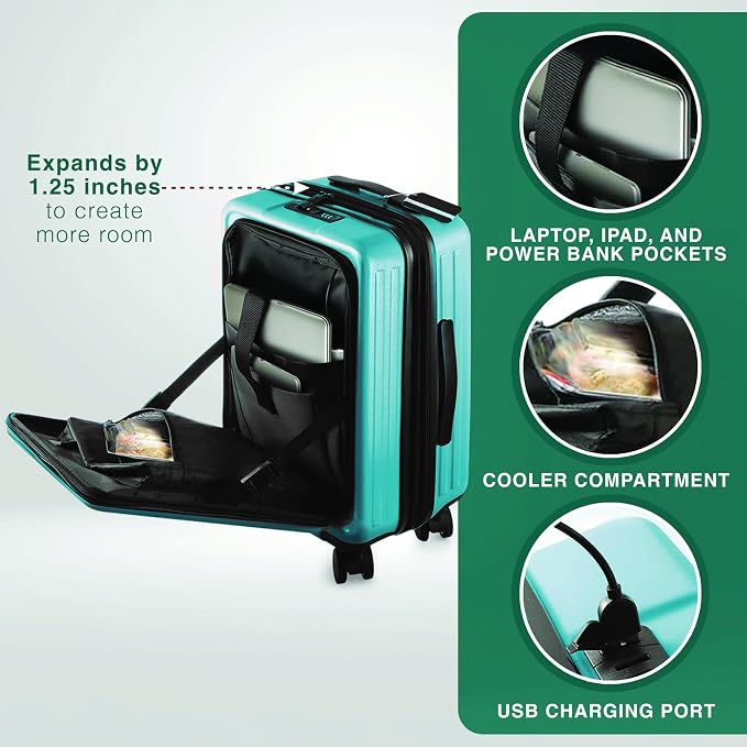 Luggage Sets 3 Piece, 22 Inch Carry on Luggage and 24 Inch Suitcases - Image 4