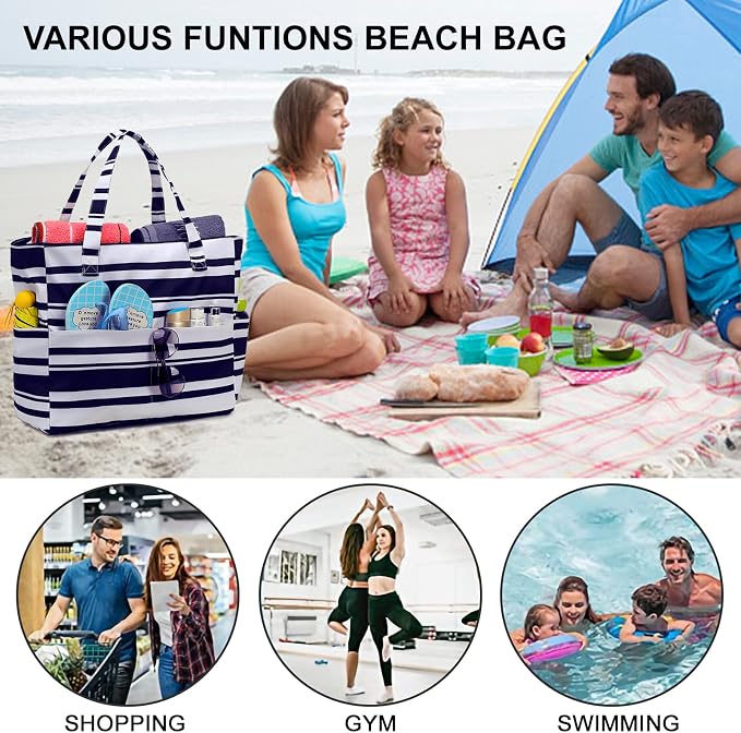 Waterproof Beach Tote Pool Bags - Image 5
