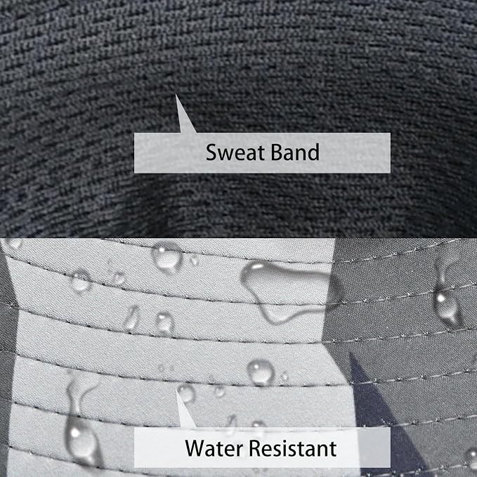 Sun Hats for Men Women Fishing Hat UPF 50+ Breathable Wide Brim Summer UV - Image 3