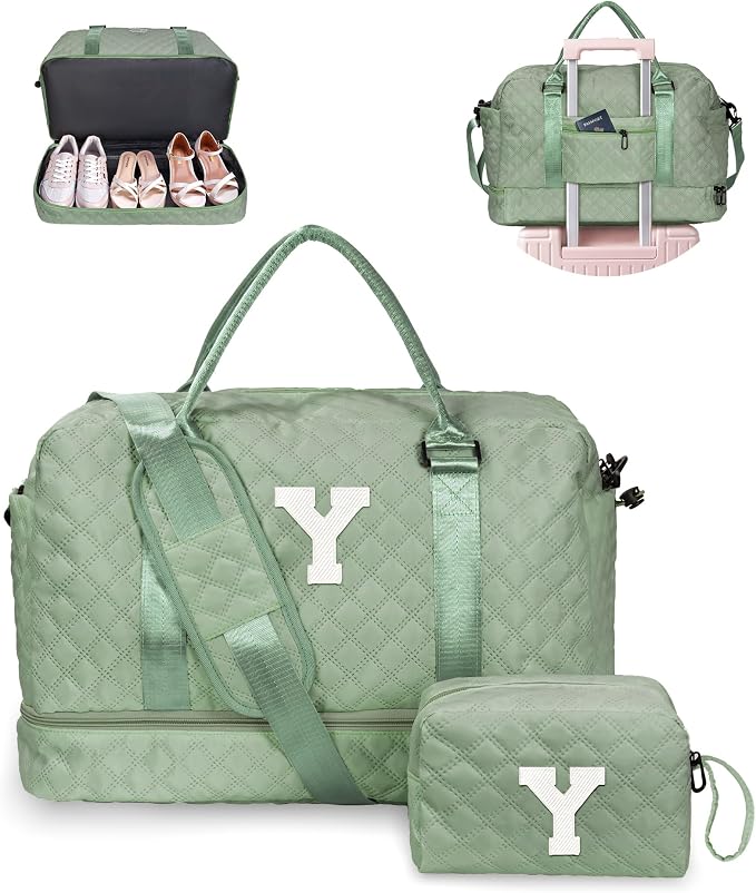 Monogrammed Gifts for Women-Initial Travel Bag by Vogewood