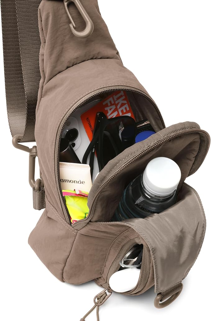 ODODOS Daily Sling Bag with Adjustable Straps Crossbody Chest Bag Lightweight - Image 3