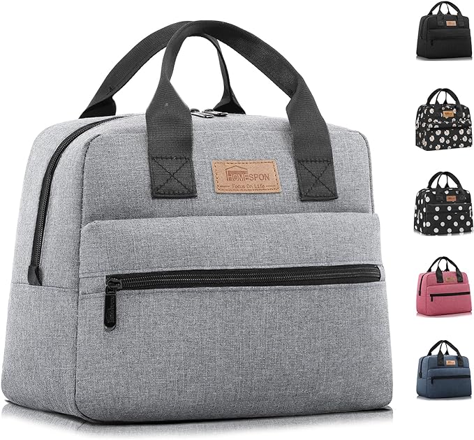 HOMESPON Insulated Lunch Bag for Women Men Lunch Box Cooler Lunch Tote for Work by HOMESPON